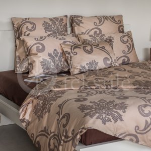 Mako satin pillowcase CACAO
